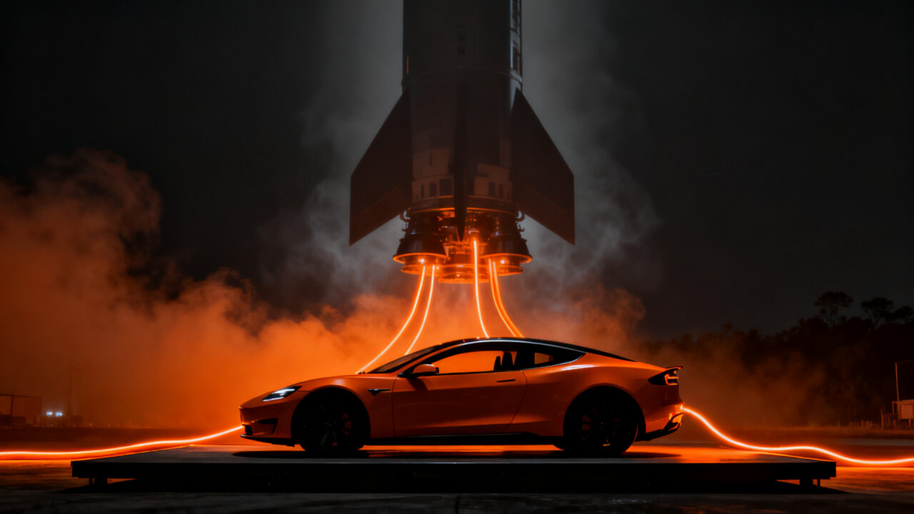 Análisis de la fusión Tesla y SpaceX con el nuevo Roadster y la visión de Wall Street sobre acciones TSLA.