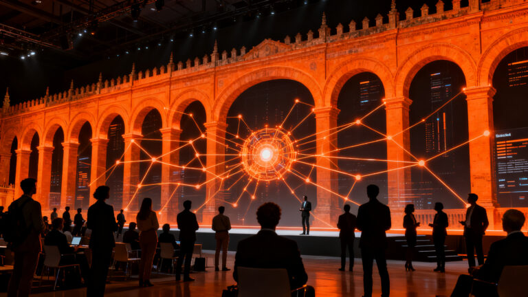 Profesionales del turismo y startups reunidos en TIS2026 en Sevilla, explorando el impacto de la inteligencia artificial en la innovación turística.