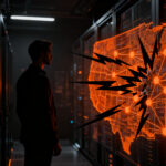 Investigador de seguridad analizando nodos de salida de la red Tor infectados con malware, representando vulnerabilidades en infraestructura SSH.