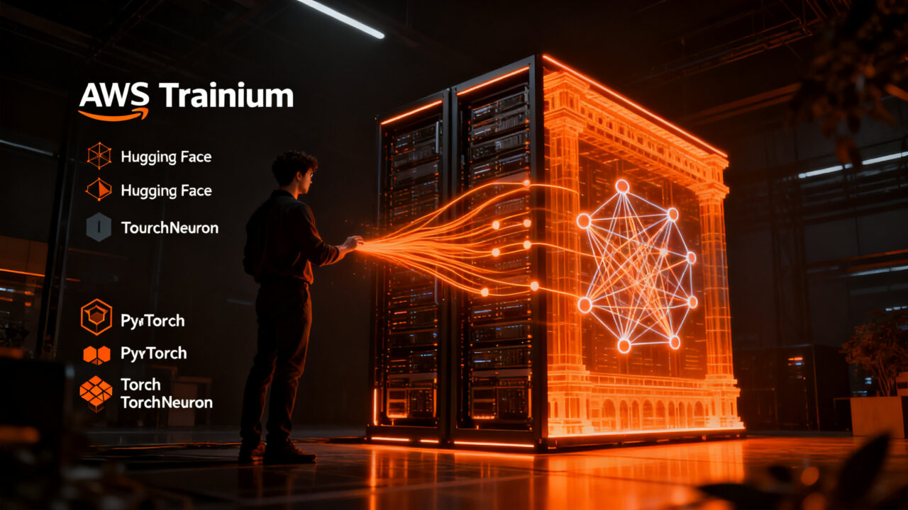 Ingeniero de IA optimizando modelos de aprendizaje profundo con TorchNeuron y AWS Trainium para startups.