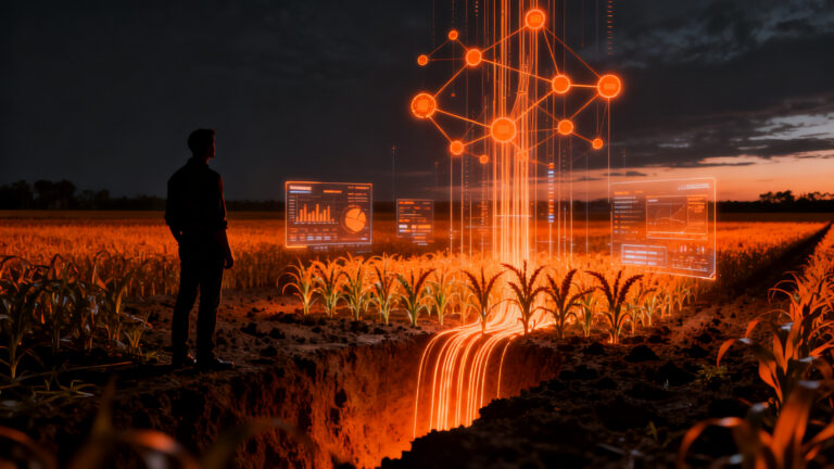 Agentes de IA automatizando procesos en el sector agrícola, optimizando la gestión de costos para el futuro del agrotech.
