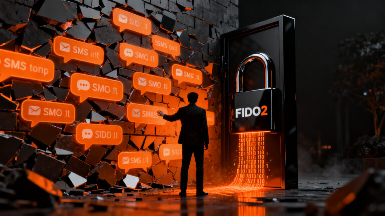 SMS como 2FA: la escalera a passkeys y llaves FIDO2