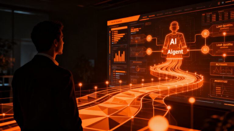 Agente de IA automatizando la calificación de leads para optimizar la eficiencia comercial de startups.