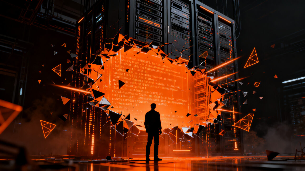 Ciberseguridad y vulnerabilidad crítica en kernel de OpenBSD, representando el riesgo en infraestructura tecnológica.
