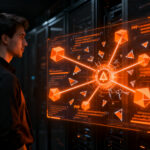 Especialista en ciberseguridad analizando vulnerabilidades críticas de PHP detectadas por inteligencia artificial en un entorno digital.