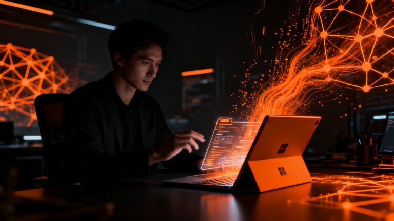 Microsoft transforma Windows en un sistema operativo de agentes con IA, Surface Laptop Ultra y chips Nvidia RTX Spark.