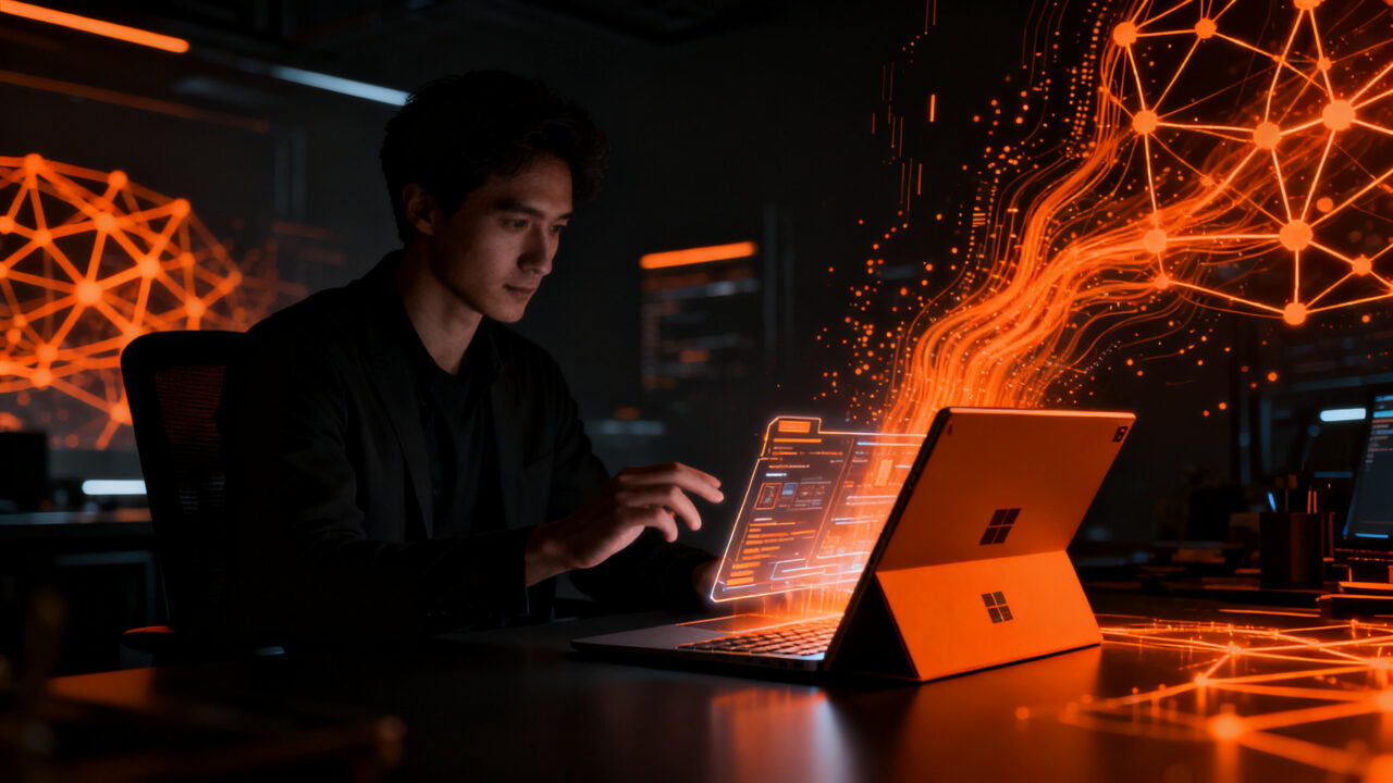 Microsoft transforma Windows en un sistema operativo de agentes con IA, Surface Laptop Ultra y chips Nvidia RTX Spark.