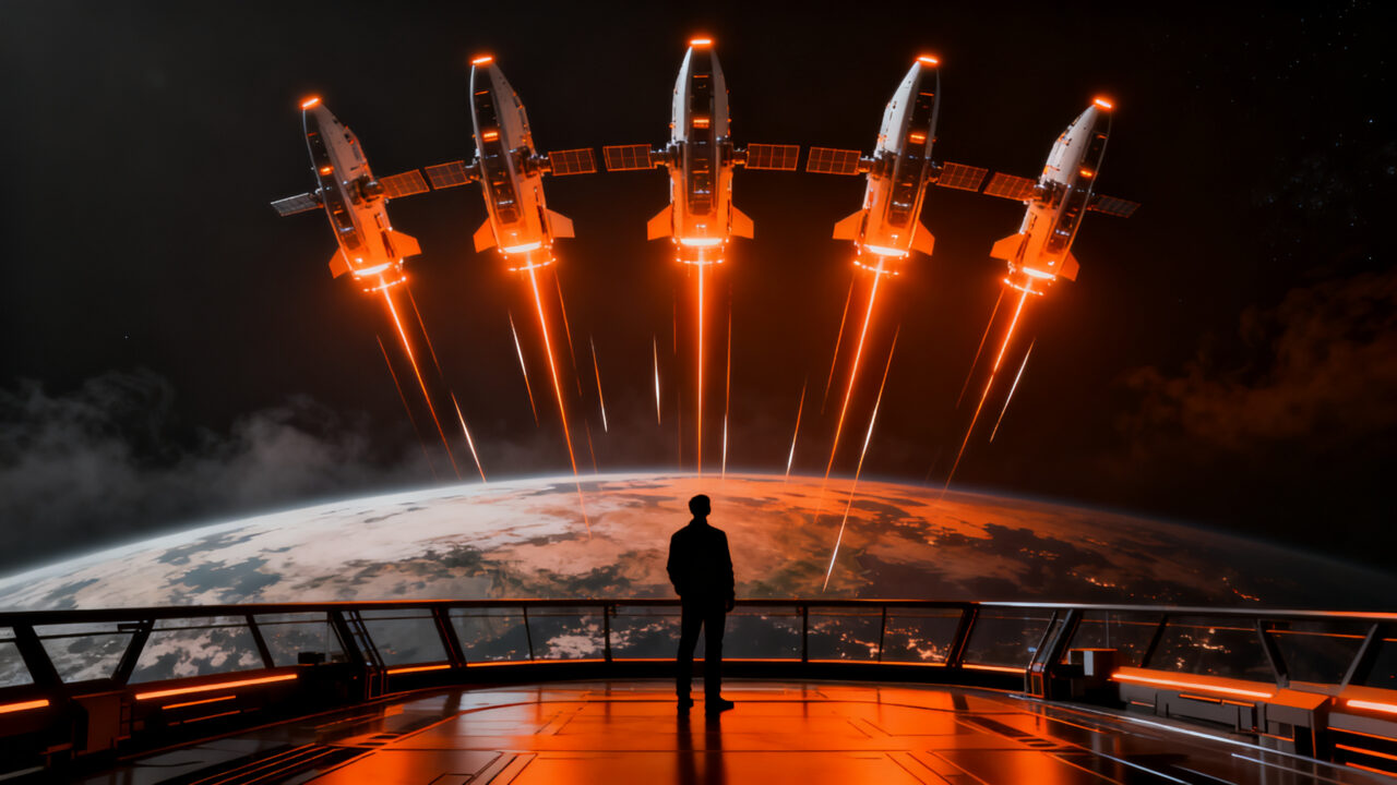 Lanzamiento de satélites Pulsar de Xona Space Systems para navegación satelital de precisión centimétrica.