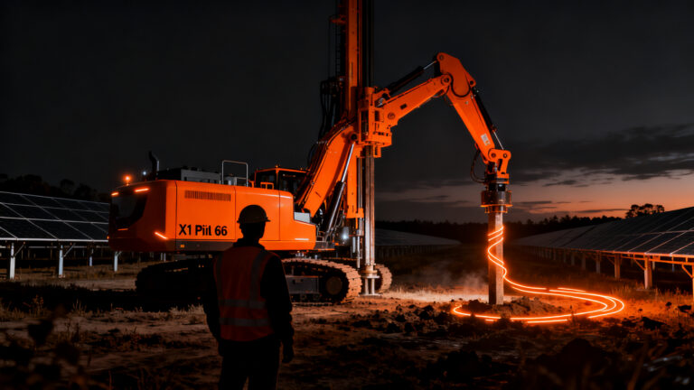 Xpanner lanza X1 Piling R6: pilotes solares en un botón