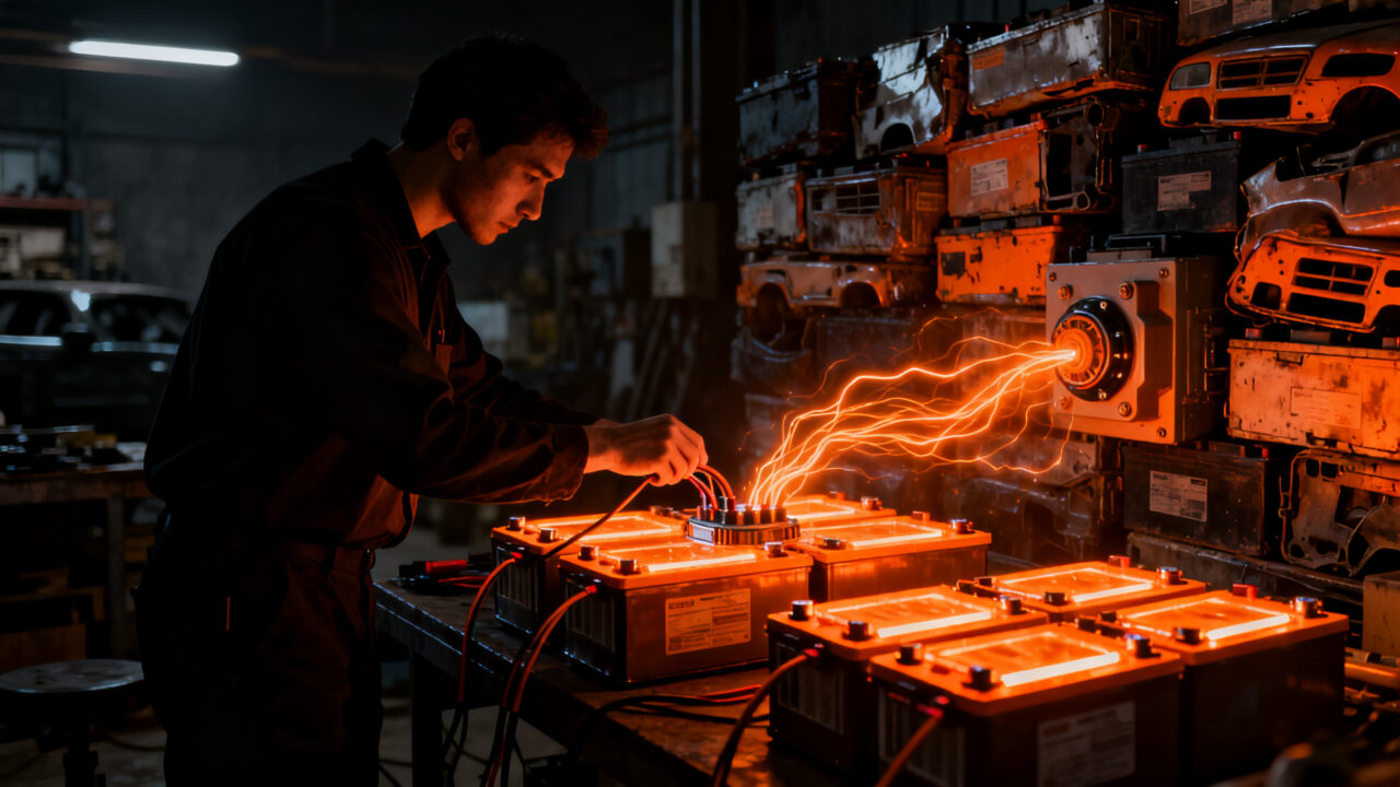Startup chilena YUZZ transforma baterías de autos eléctricos en sistemas de almacenamiento modular, impulsando la economía circular.