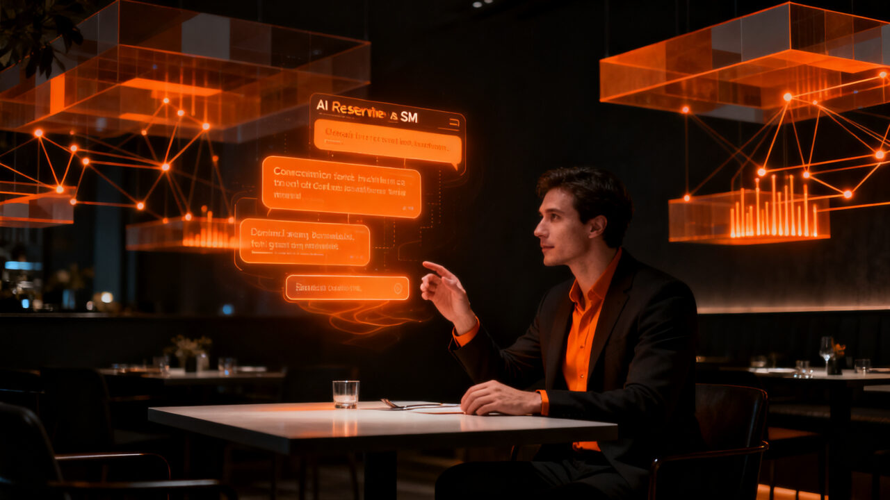 Agente de IA para reservas de restaurantes mediante SMS, optimizando la estrategia de producto y la automatización en startups.